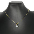 Aurevia™ Eternal Spark Pendant Necklace – Flawless D-Color Moissanite in 925 Sterling Silver