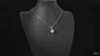 Aurevia™ Eternal Spark Pendant Necklace – Flawless D-Color Moissanite in 925 Sterling Silver